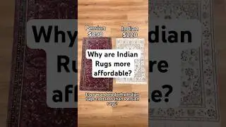 Why do Indian rugs cost less than Persian rugs? Would you go for affordability or legacy?
