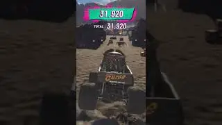 Monster Jam showdown freestyle Pirate's curse front flip
