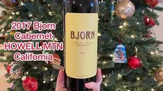 2017 Bjorn Cabernet Sauvignon, Howell Mountain intro