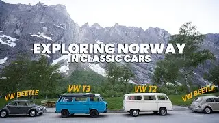 350 year old classic cars exploring Norway - VW T3 road trip