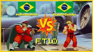 STREET FIGHTER ALPHA 2 - eudivansantos VS Grande Gancho #corumbatv #sfa2