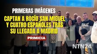 Estas son las primeras imágenes en Madrid de Rocío San Miguel tras ser excarcelada en Venezuela