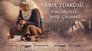 Arıx Türküsü - Fingerstyle Nasıl Çalınır? Fingerstyle Dersleri + Tutorial Tab