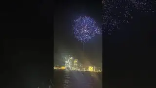 At Dubai drone show 