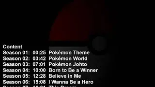 All Pok&eacute;mon Theme Songs (English) with Lyrics