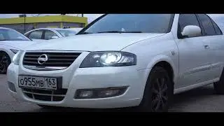 #01 / установка Bi Led линз в Nissan Almera