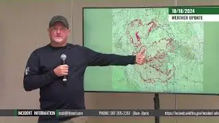 Pack Trail Fire Operational Update October 18, 2024