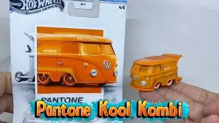 Hot Wheels Silver Series Pantone 021 Kool Kombi, unboxing dan review