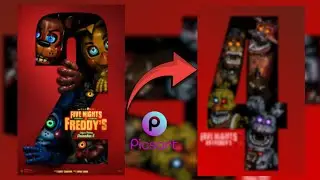 Putting the fnaf 4 characters in the fnaf 2 poster