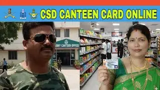 HOW TO CSD CANTEEN SMART CARD ONLINE APPLY || ARMY,NEVY,AIRFORCE, LIQUOR & GROCERY CARD RENEWAL.