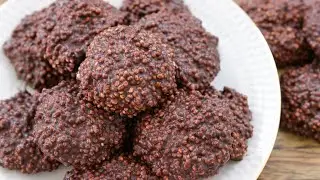 Chocolate Quinoa Cookies Recipe | Healthy Quinoa Crisps