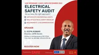 Electrical Safety Audits part 1 intro