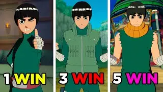 A CADA VITORIA O ROCK LEE EVOLUI NO NARUTO STORM CONNECTIONS