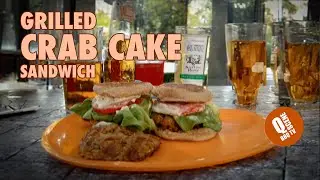 Grilled Crab Cake Sandwich