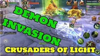 DEMON INVASION Crusaders of Light with LOOT - Turn graphics down!!! | Crid Games