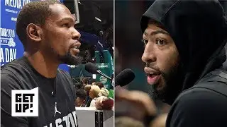 Anthony Davis and Kevin Durant handling pending free agency very differently | Get Up!