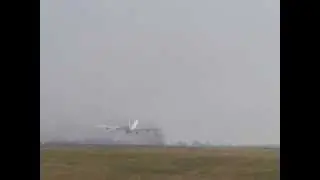 Boeing 707 N707BN Departing Manston 13 December 2012