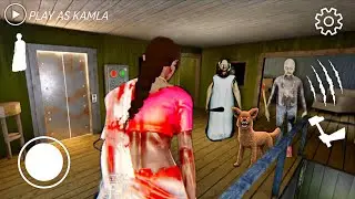 PLAYING AS KAMLA IN GRANNY 2 RETURN || KAMLA FOUND A SECRET ELEVATOR ESCAPE