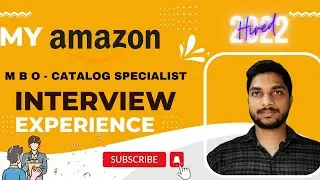 Amazon interview experience 2022 | MBO-Business operations | Great experience | catalog specialist 🔥