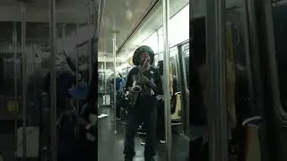 #Bronx D Train # Trumpet Men ....# I Luv New-York City #best place to be.