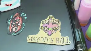 Getting ready for the Mayor's Ball