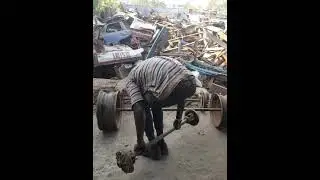 drunken man funny exercise by African man video 1