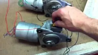 2 speed wiper motor running