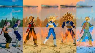 TRUNKS ALL FORMS AND TRANSFORMATIONS + ALL ATTACKS - DRAGON BALL SPARKING ZERO - #anime #dragonball