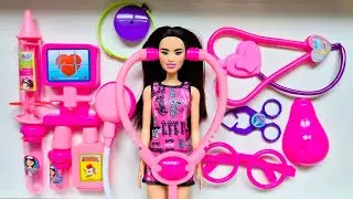 Barbie and Disney Princess Doll Unboxing | Fun Toys Review | ASMR | Doctor Toys