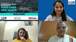 #IODFoundation - Special programme on #international day of #awareness of #food loss and #waste