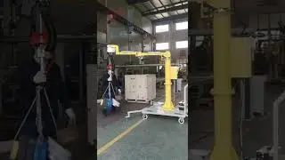 Folding arm crane integrated handle intelligent electric hoist