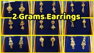 2 Grams Gold Earrings ❤️ Handmade Earrings 