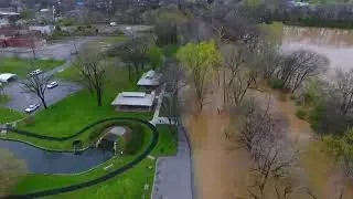 Stone Bridge Park flooding in Fayetteville, TN