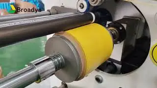 225mic Yellow Glassine Liner Double Sided PVC Tape Spool Rolls