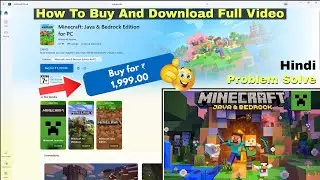 How To Buy Minecraft Java And Bedrock On Pc Full Guide | Minecraft Download Kaise Kare | #minecraft