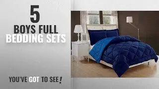 Top 10 Boys Full Bedding Sets [2018]: Elegant Comfort All Season Comforter and Year Round Medium