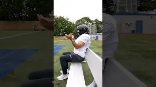 POV: YOUR FIRST VARSITY PLAY AT RUNNING BACK.. 💀💥 #funny #football #shorts