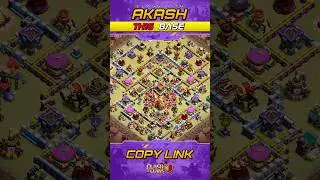 Only 1 Star TH16 War Base 2025 Anti 2 Star Anti Electo Dragon Anti Zap Witches Clash of Clans🔥