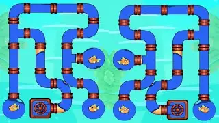 save the fish pull the pin level 680-687 | hungry fish puzzle gameplay | fishdom ads mini games |