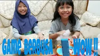 Bocah main busa-busaan | Indonesia kids play Hot tube high dive