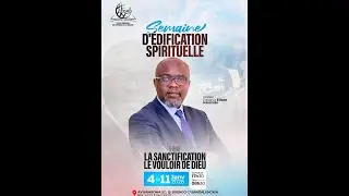 📍LA SANCTIFICATION D&Eacute;COULE DE LA JUSTIFICATION / PASTEUR ELISEE KASANDA