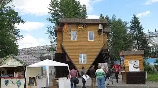 Inside VDNKH , Exhibition of Achievements of the People's Economy, Moscow, Russia