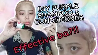 HOW TO MAKE PURPLE SHAMPOO AND CONDITIONER (DIY)