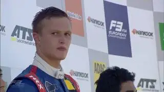 FIA Formula 3 at Zandvoort. Wrong Russian Anthem