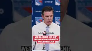 Mike Sullivan on if self doubt is creeping in without Adam Fox and Igor Shesterkin