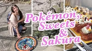 VLOG ☆ Pok&eacute;mon Manholes & Sweets Paradise in Machida [ENG Sub]