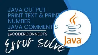 Java output | Print Text & Number | Java Comment | tamil