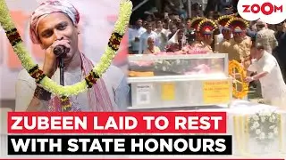 Zubeen Garg LAST RITES updates: Assam bids TEARFUL farewell to music legend as, Wife BREAKS DOWN