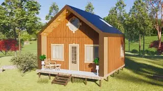 A-Frame Tiny House On Wheels - Shipping Container House | Exploring Tiny House