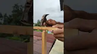 sambungan kayu memakai kuncian pen #sorts